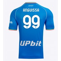 SSC Napoli Frank Anguissa #99 Replika Hemmatröja 2023-24 Kortärmad